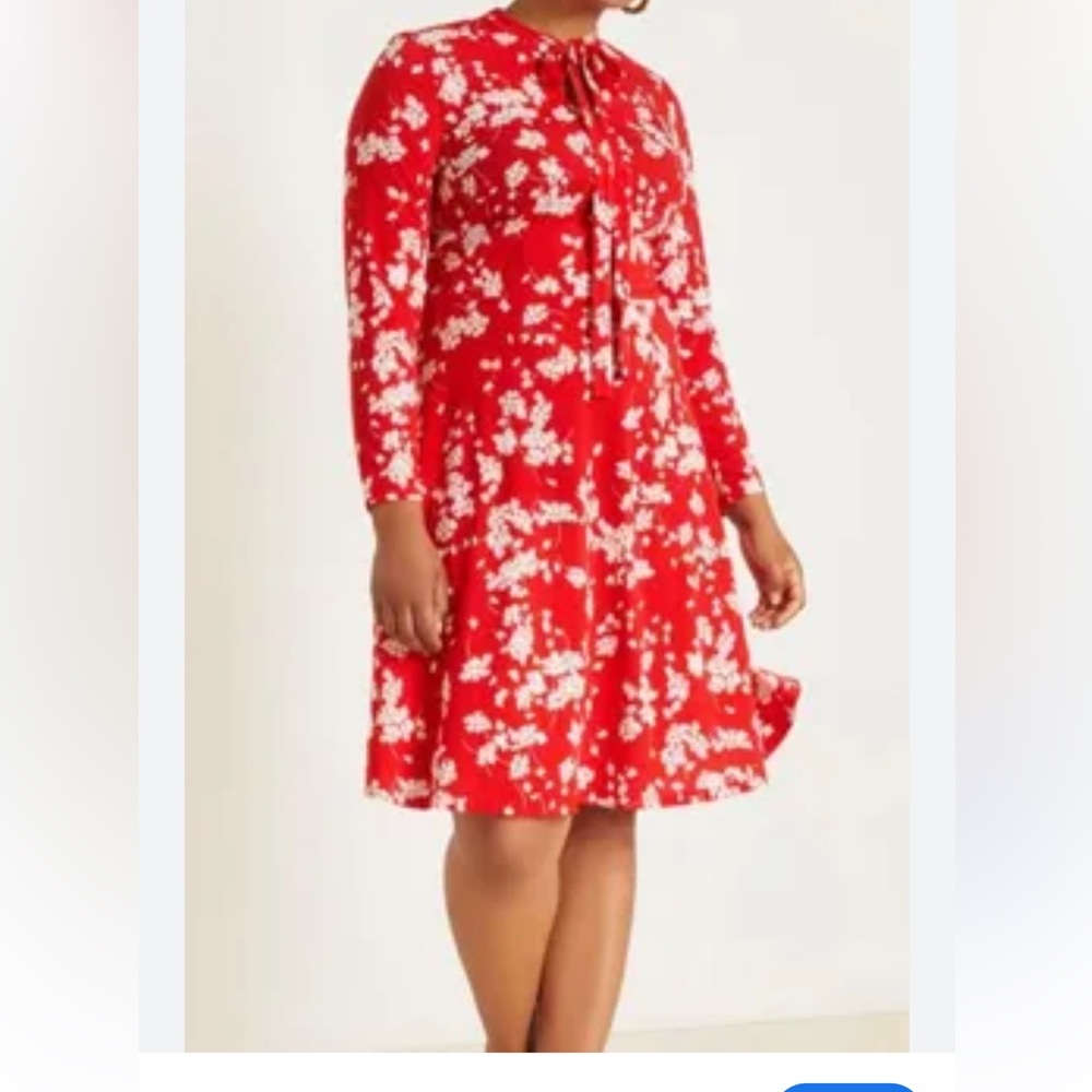 Red and white dress - Eloquii - Size 24